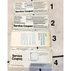 Carte perforée informatique Années 70 - 80