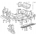 Caches pour moteur Diesel, bus combi VW T3