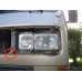 Pattes fixation phares rectangulaire Bus VW T3