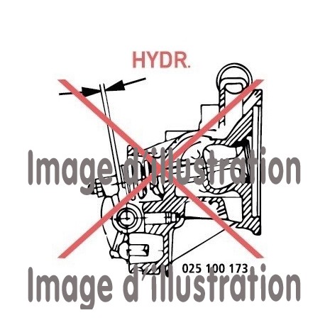 Autocollant VW T3 indication poussoir hydraulique